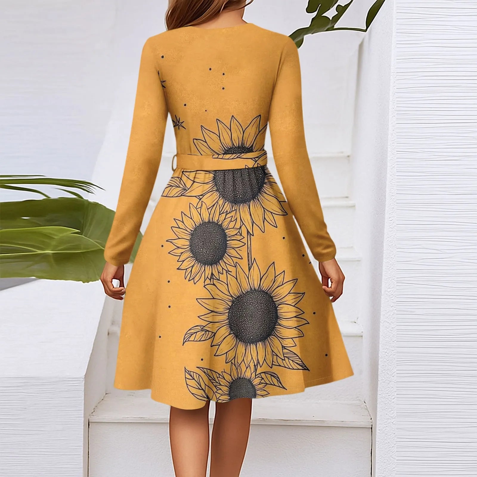 Floral Print Midi Dress
